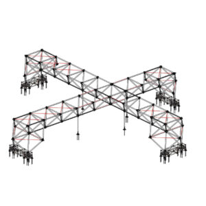 Crowd Roof Cross (dry hire, excl. evt. staalconstructie)