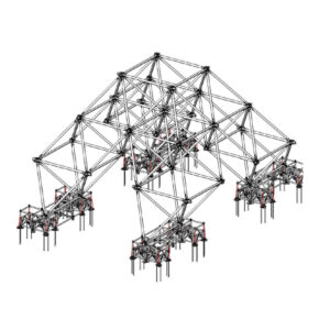 Crowd Roof Cone (dry hire, excl. evt. staalconstructie)